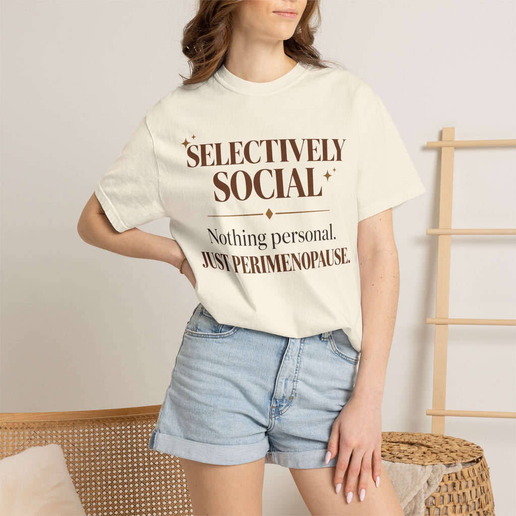 Selectively social T-shirt