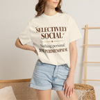 Selectively social T-shirt