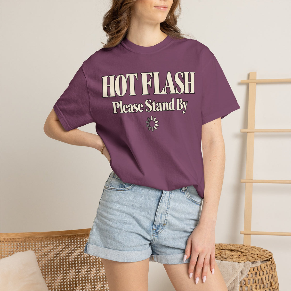 Hot Flash.  Please stand by T-shirt