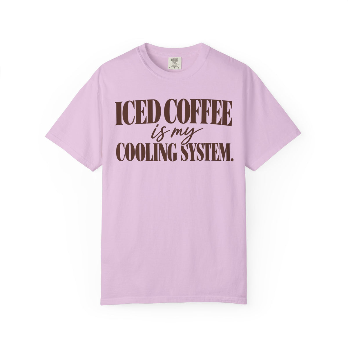 Iced coffee is my cooling system. T-shirt