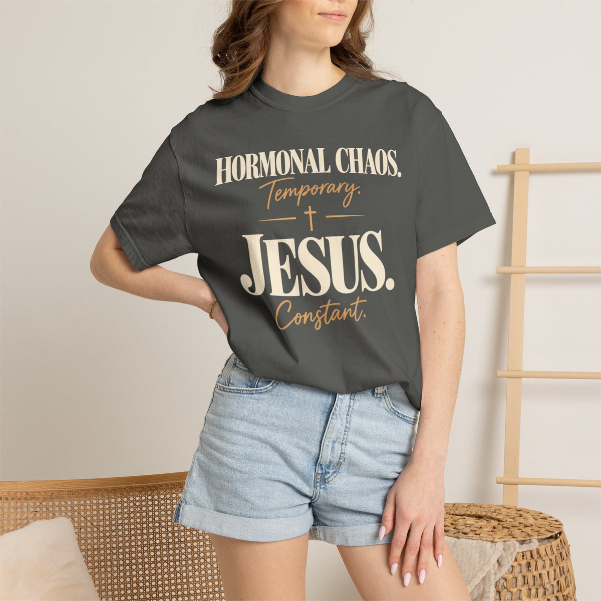 Hormonal chaos temporary.  Jesus constant T-Shirt