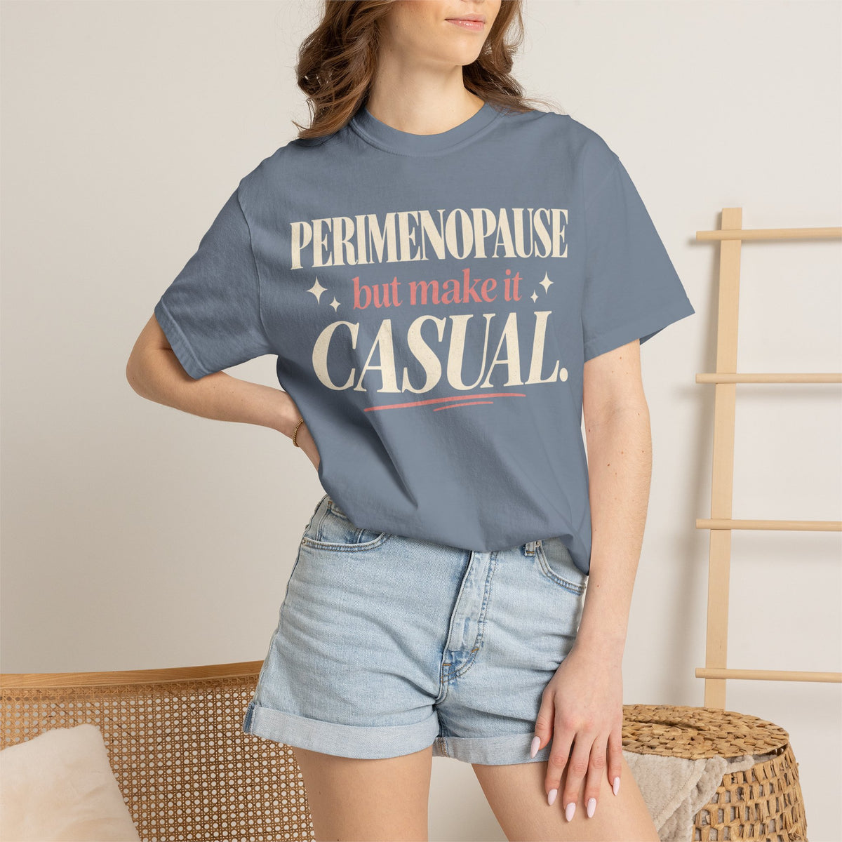 Perimenopause but make it casual T-shirt
