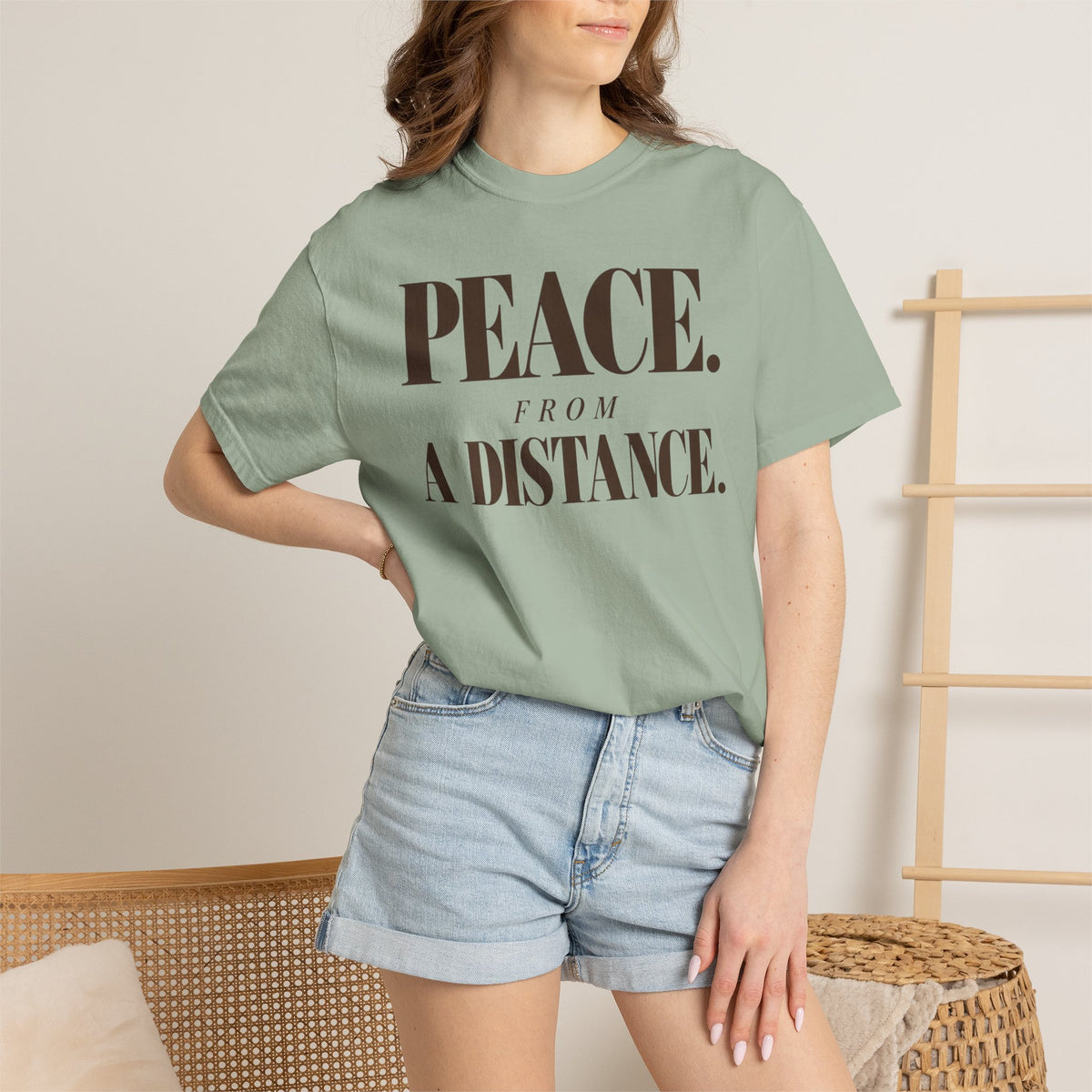 Peace from a distance T-shirt