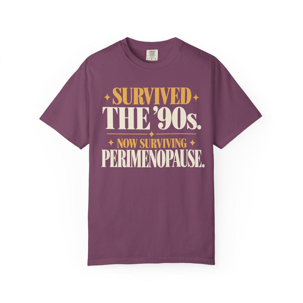Survived the 90's.  Now surviving perimenopause T-shirt