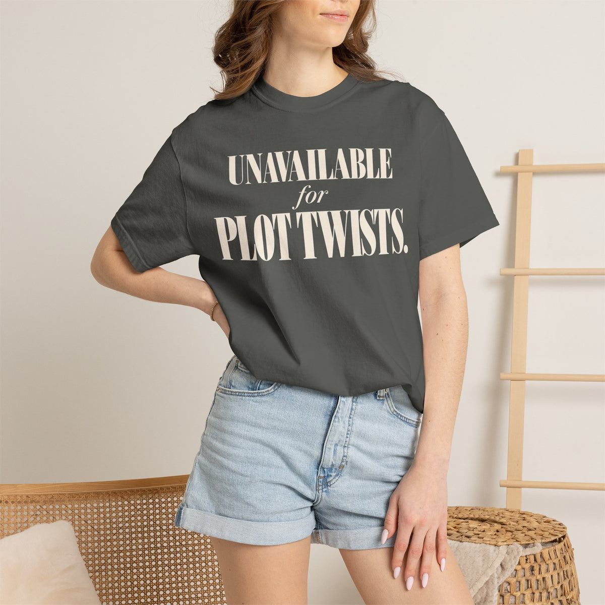 Unavailable for plot twists T-shirt