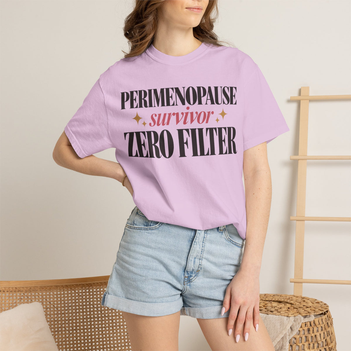 Perimenopause survivor - Zero filter T-shirt