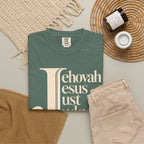 Jehovah Jesus Just Judge t-shirt