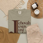 Jehovah Jesus Just Judge t-shirt