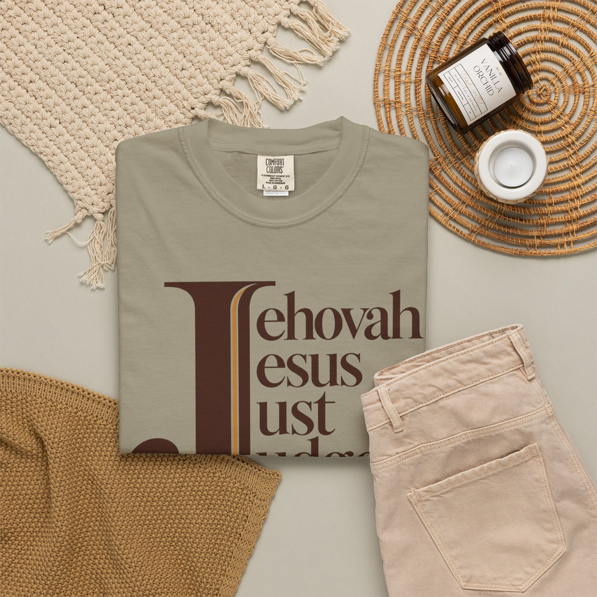 Jehovah Jesus Just Judge t-shirt