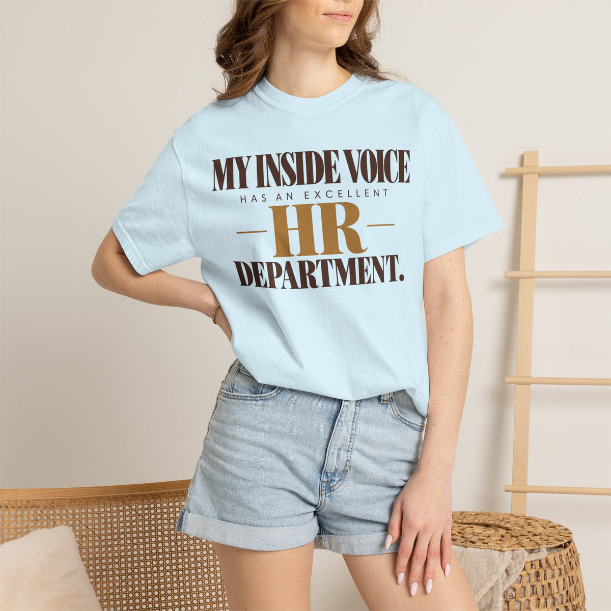 My inside voice - HR department T-shirt