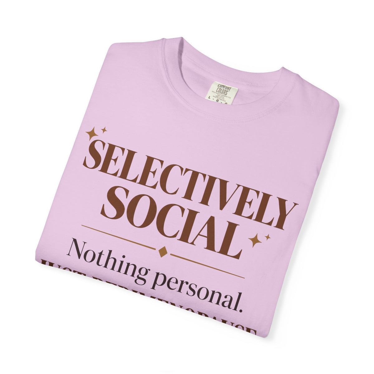 Selectively social T-shirt