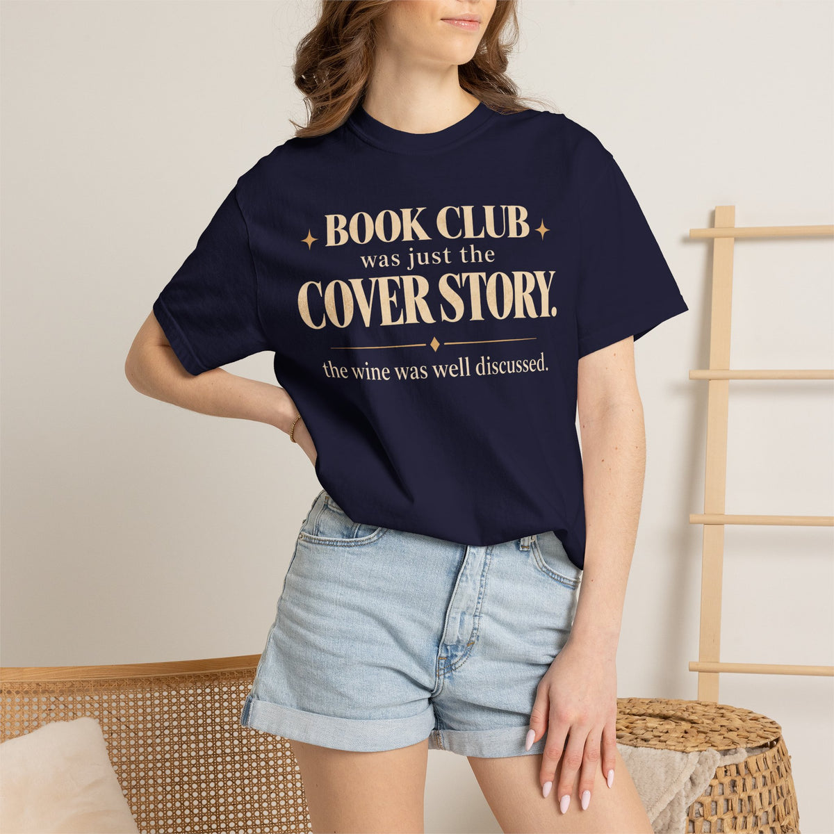 Book club was just the cover story T-shirt
