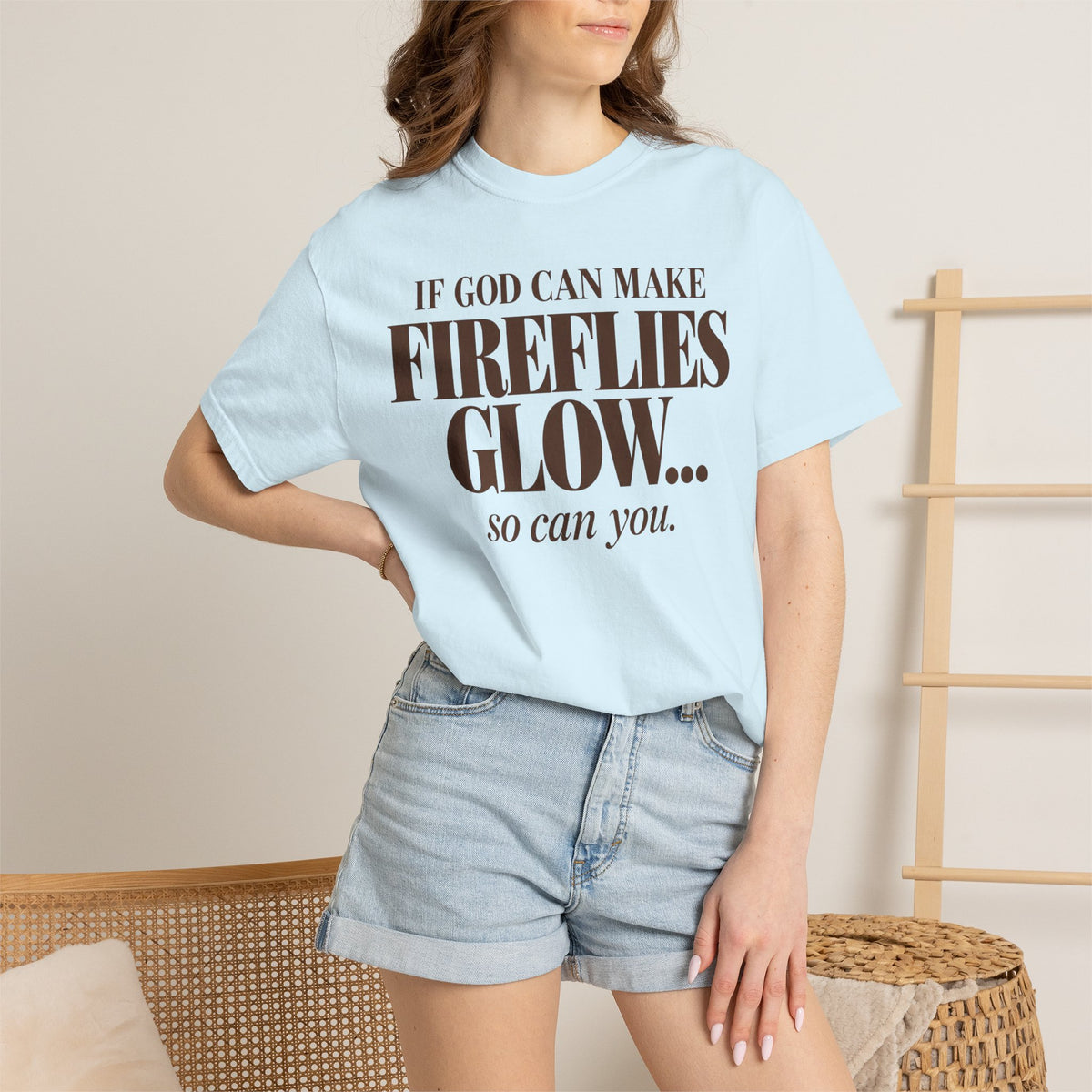 If God can make fireflies glow T-shirt