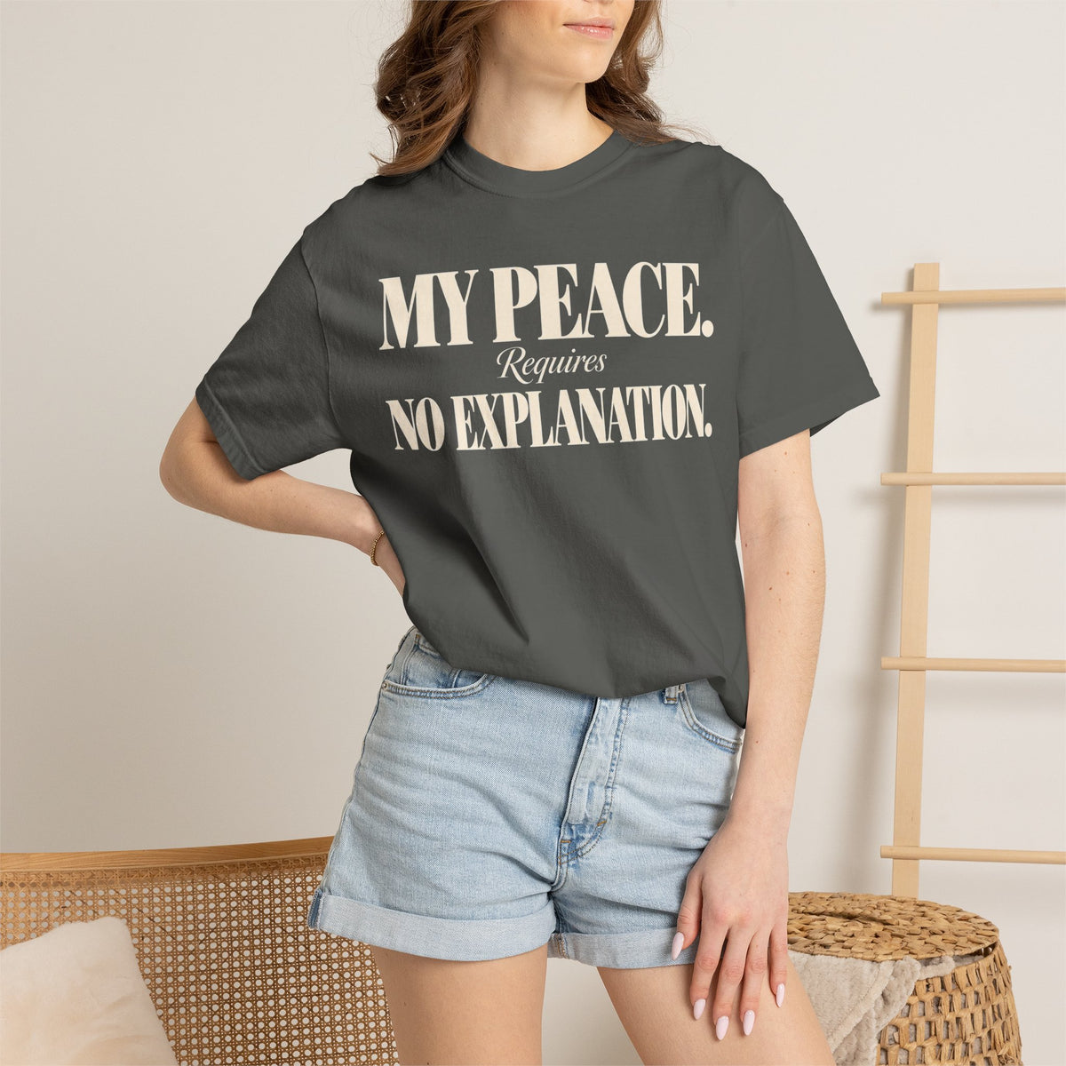My peace requires no explanation T-shirt