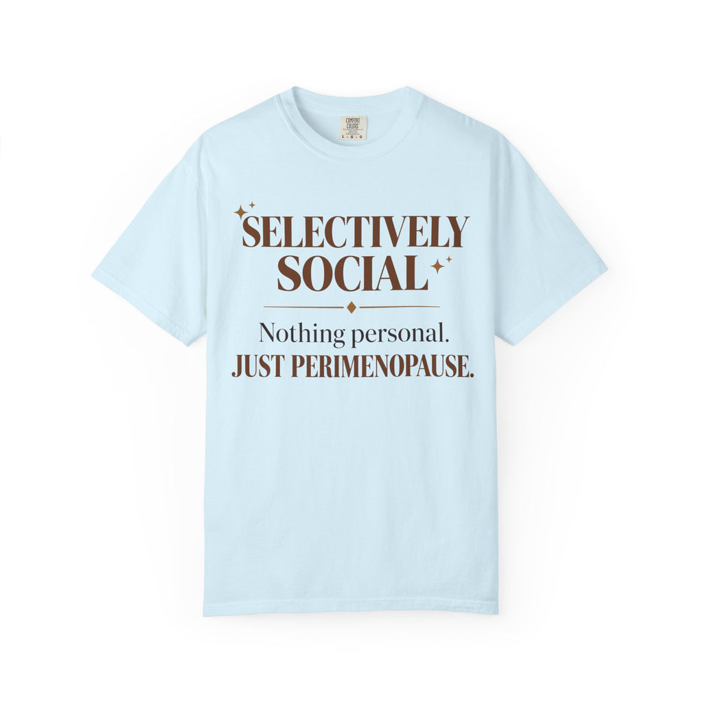 Selectively social T-shirt