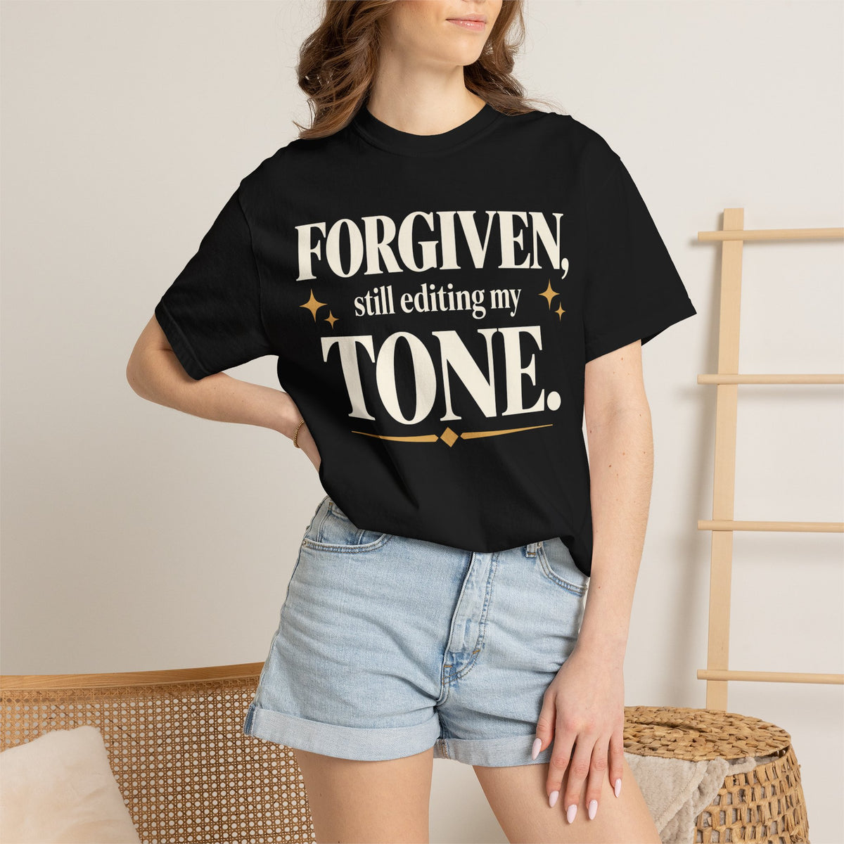 Forgiven. Still editing my tone T-shirt