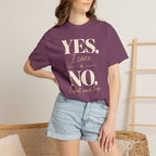Yes I care.  No I don't want to go. T-shirt