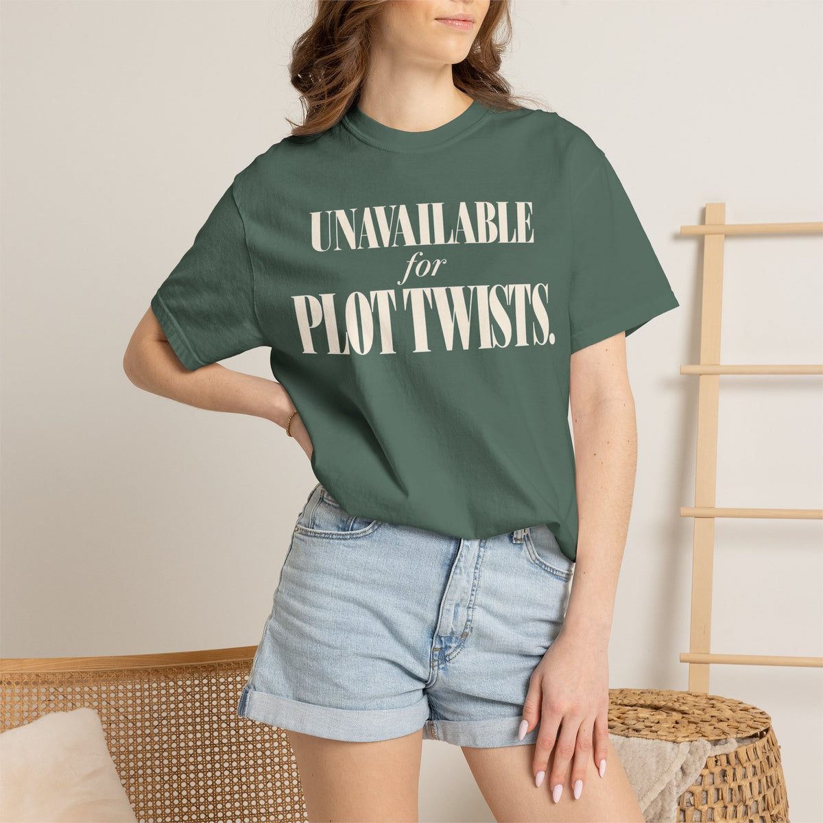 Unavailable for plot twists T-shirt
