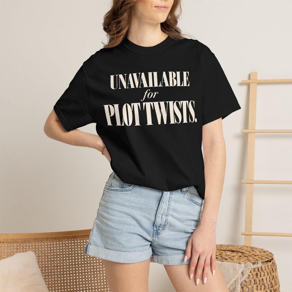 Unavailable for plot twists T-shirt
