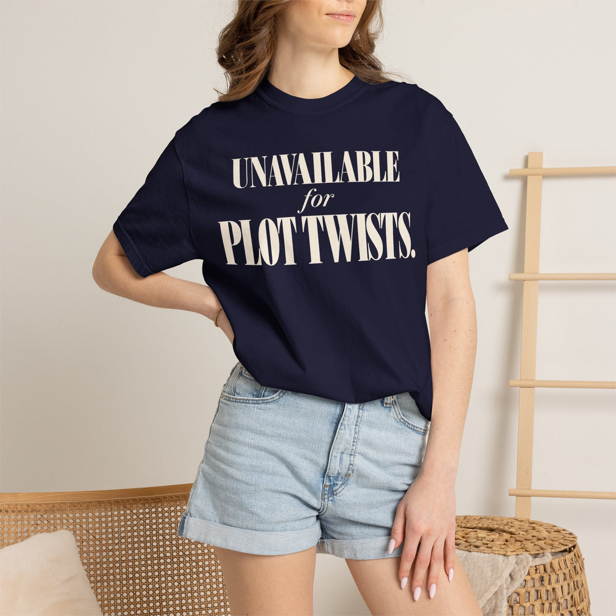 Unavailable for plot twists T-shirt