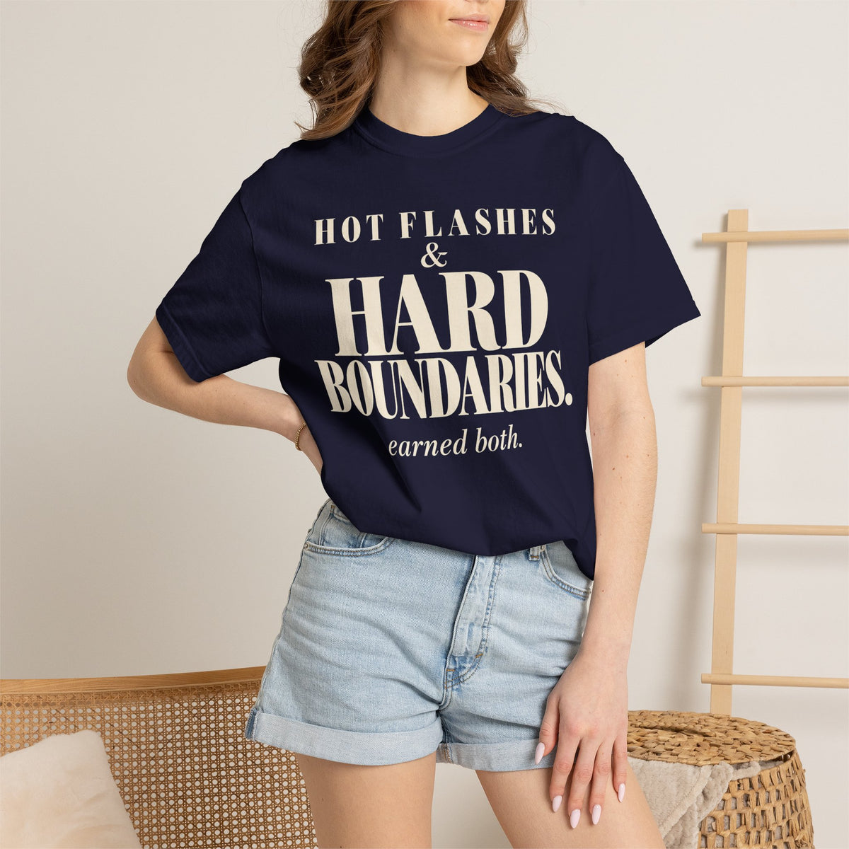 Hot Flashes & Hard Boundaries T-shirt