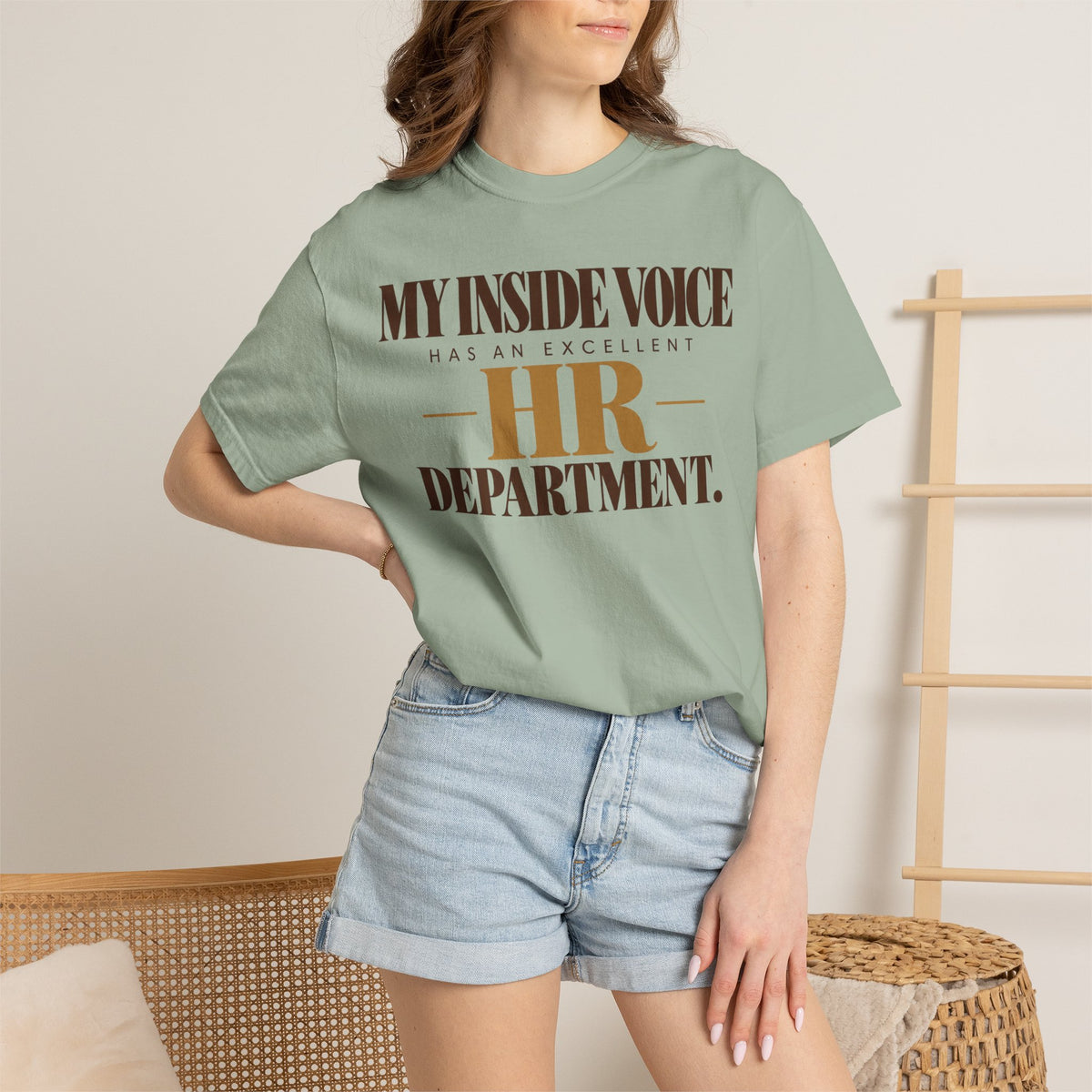 My inside voice - HR department T-shirt