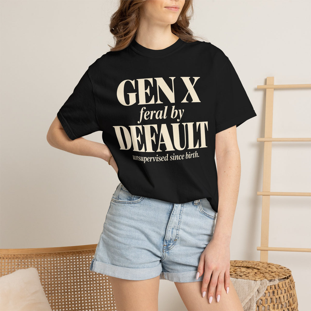 Gen X Feral by default T-shirt
