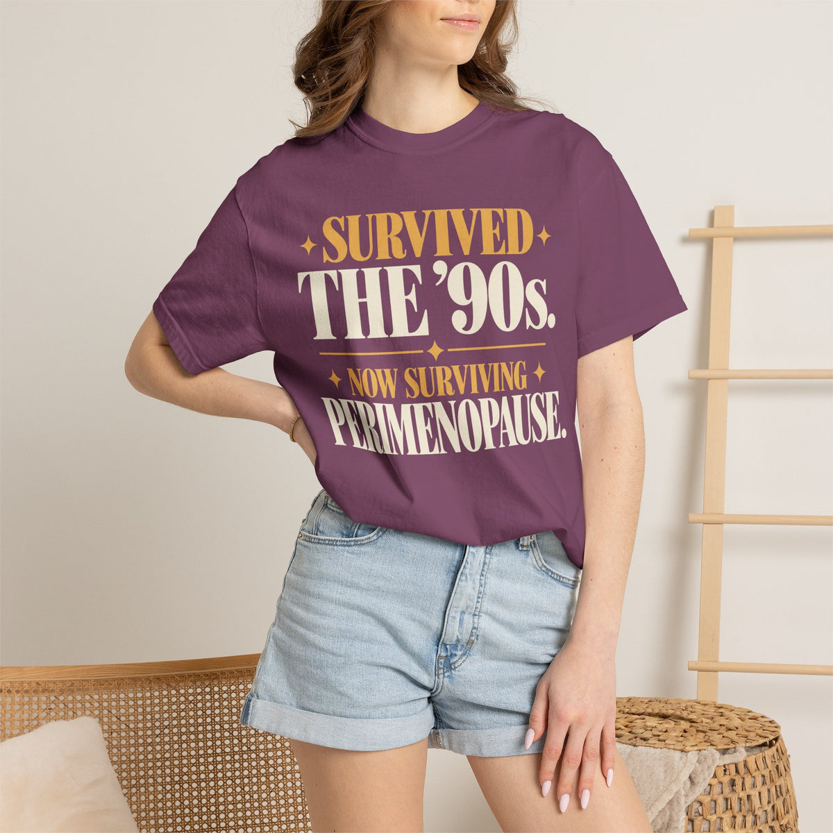 Survived the 90's.  Now surviving perimenopause T-shirt