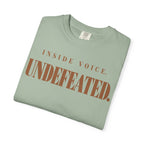 Inside voice. Undefeated T-shirt