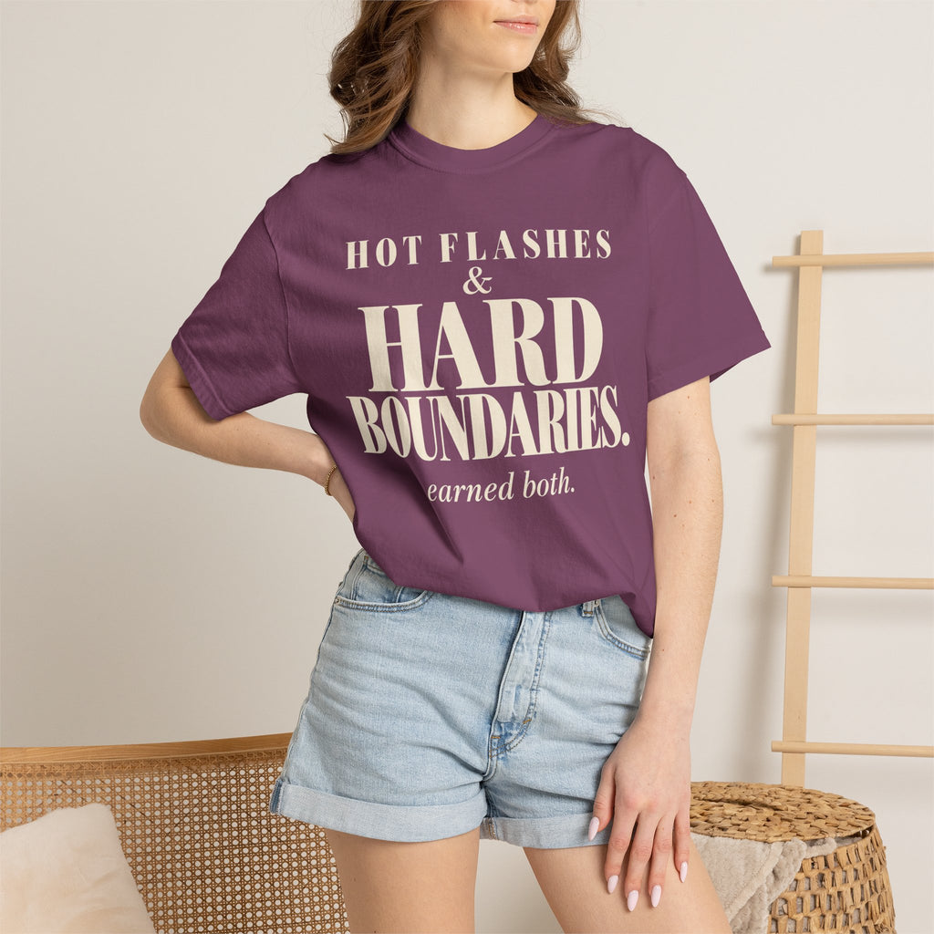 Hot Flashes & Hard Boundaries T-shirt