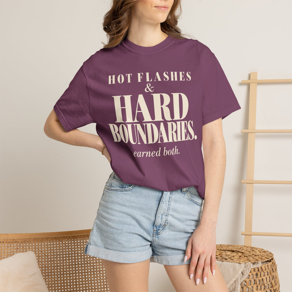 Hot Flashes & Hard Boundaries T-shirt