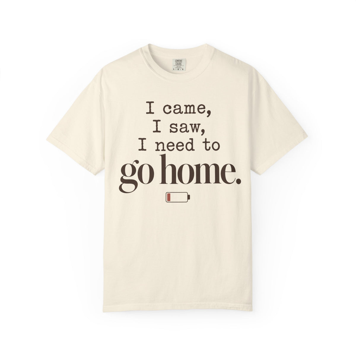 I came. I saw. I need to go home. T-shirt