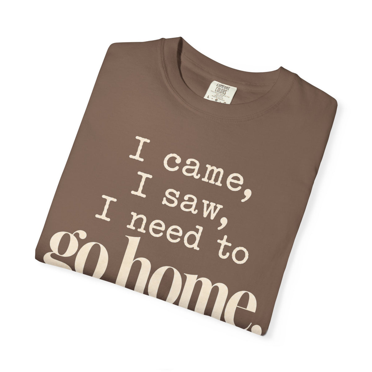 I came.  I saw.  I need to go home. T-shirt