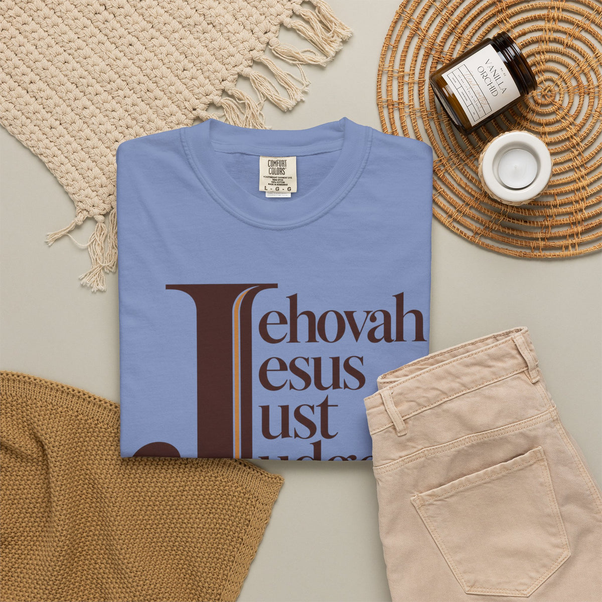 Jehovah Jesus Just Judge t-shirt