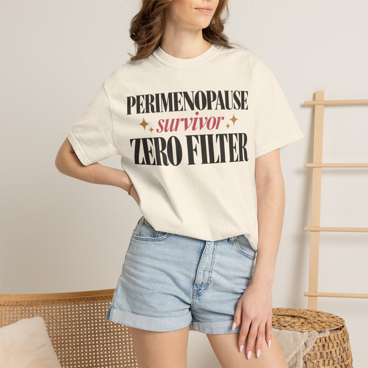Perimenopause survivor - Zero filter T-shirt
