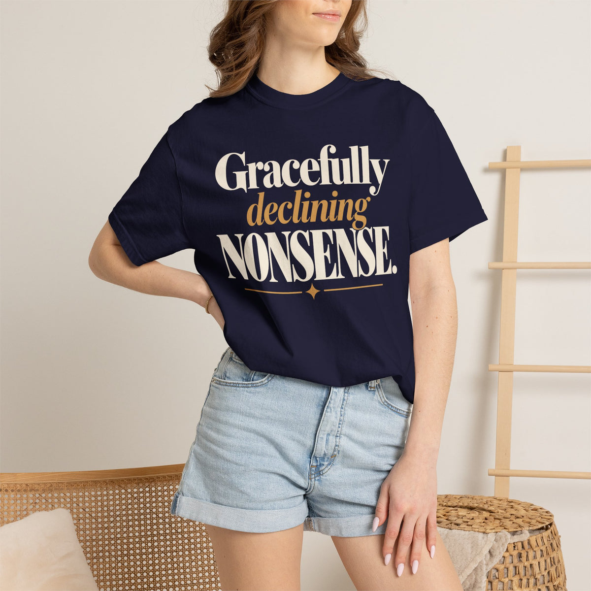Gracefully declining nonsense T-shirt