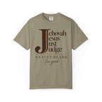 Jehovah Jesus Just Judge t-shirt