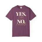 Yes I care.  No I don't want to go. T-shirt