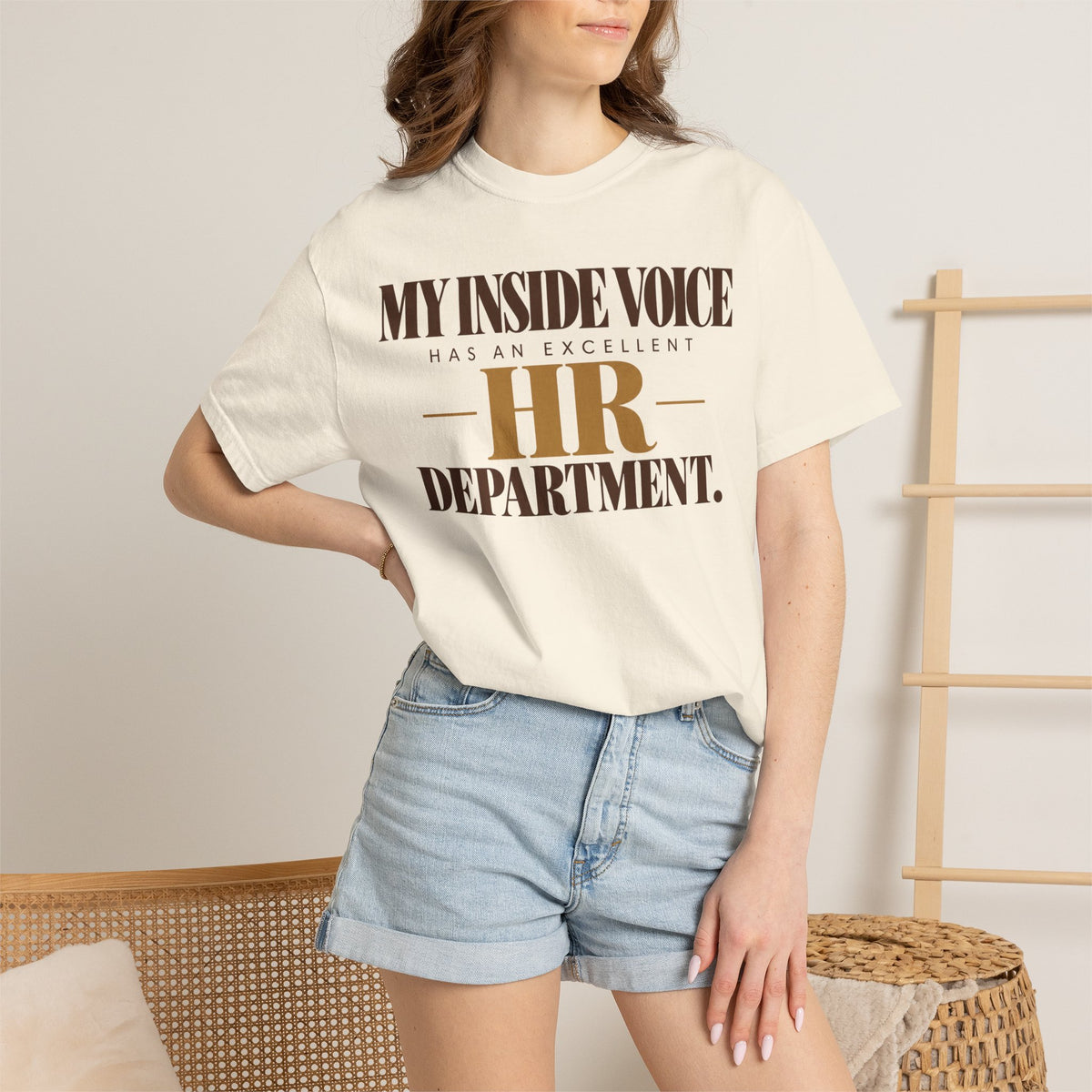My inside voice - HR department T-shirt