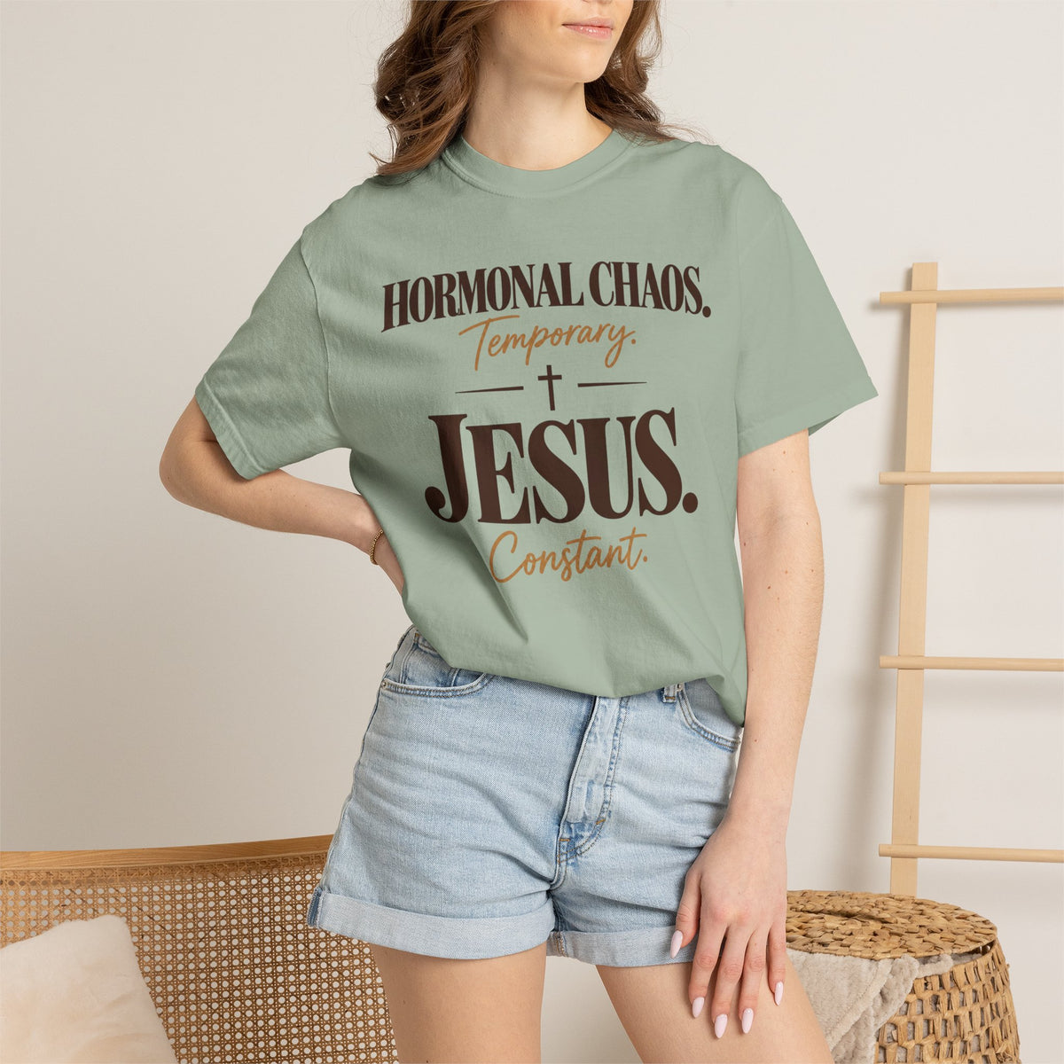 Hormonal Chaos temporary - Jesus constant T-Shirt