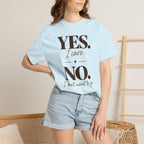 Yes I care.  No I don't want to go. T-shirt