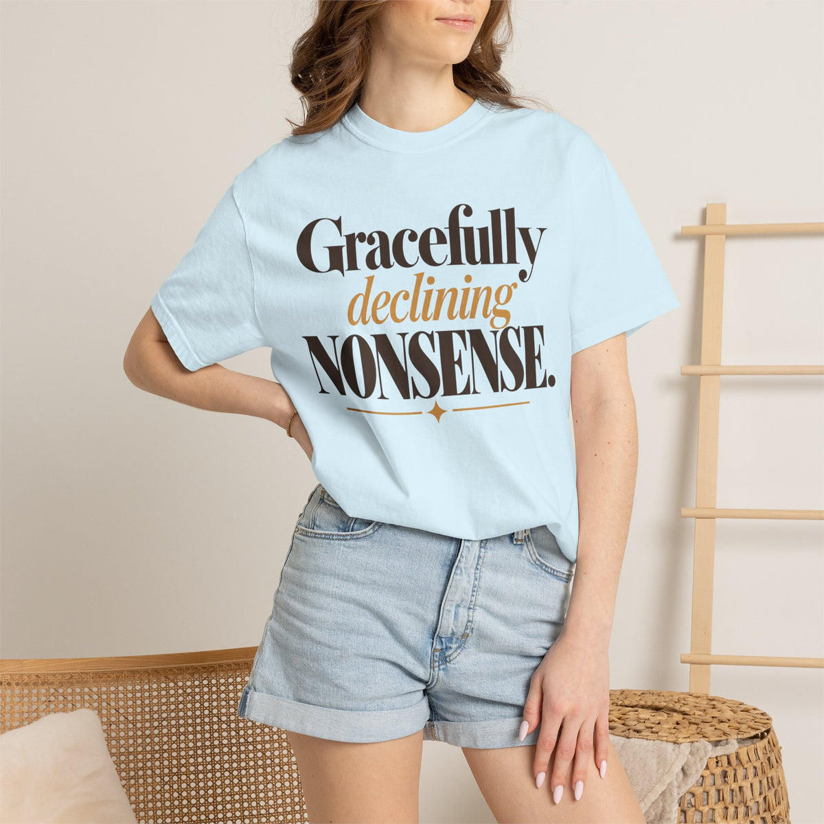 Gracefully declining nonsense T-shirt