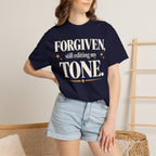Forgiven. Still editing my tone T-shirt