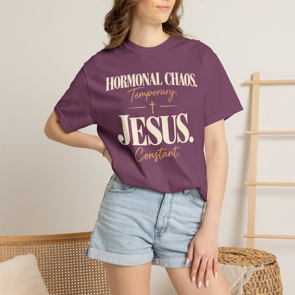 Hormonal chaos temporary.  Jesus constant T-Shirt