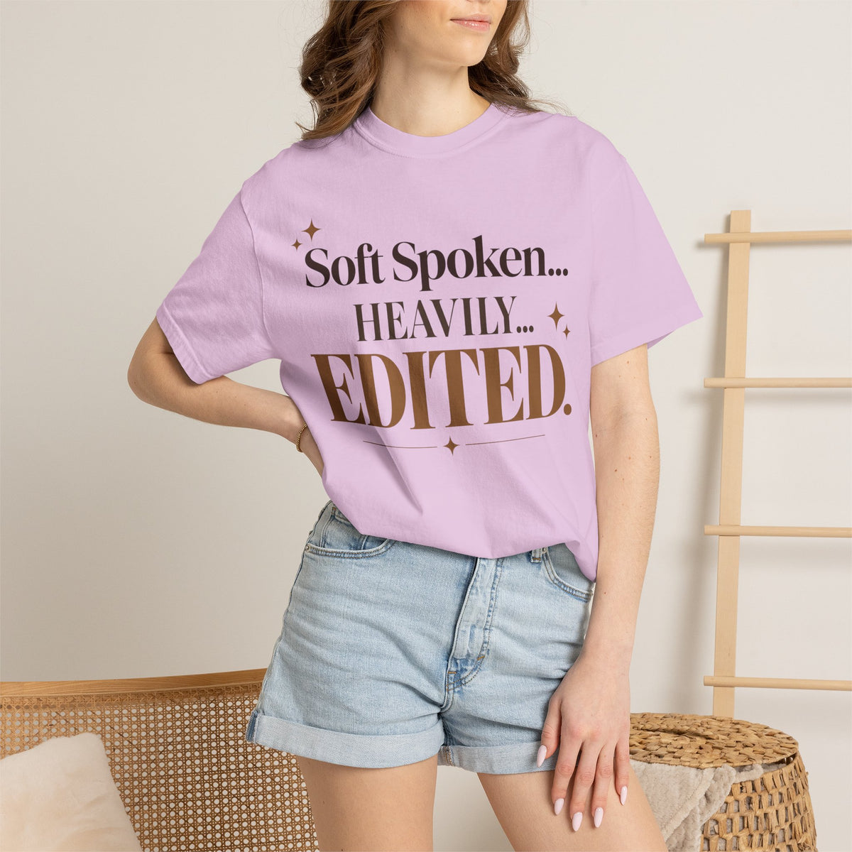 Soft spoken. Heavily Edited T-shirt