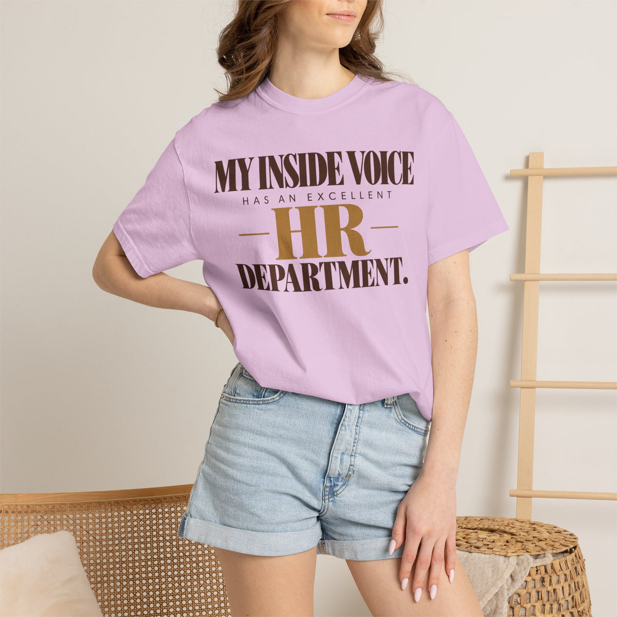 My inside voice - HR department T-shirt