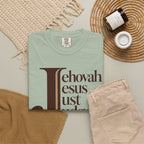 Jehovah Jesus Just Judge t-shirt