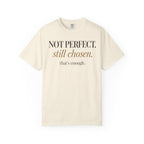 Not perfect.  Still chose.  That's enough. T-shirt