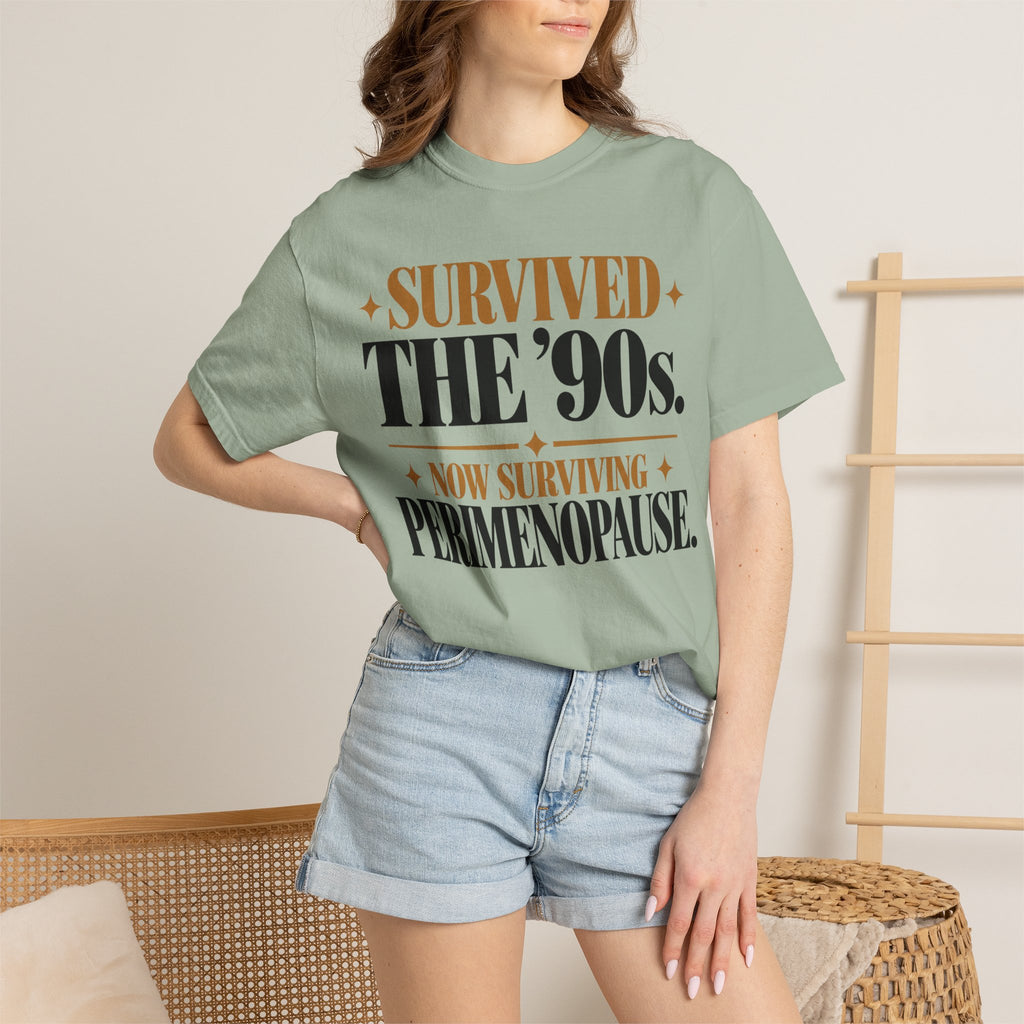 Survived the 90's - Now surviving Perimenopause T-shirt