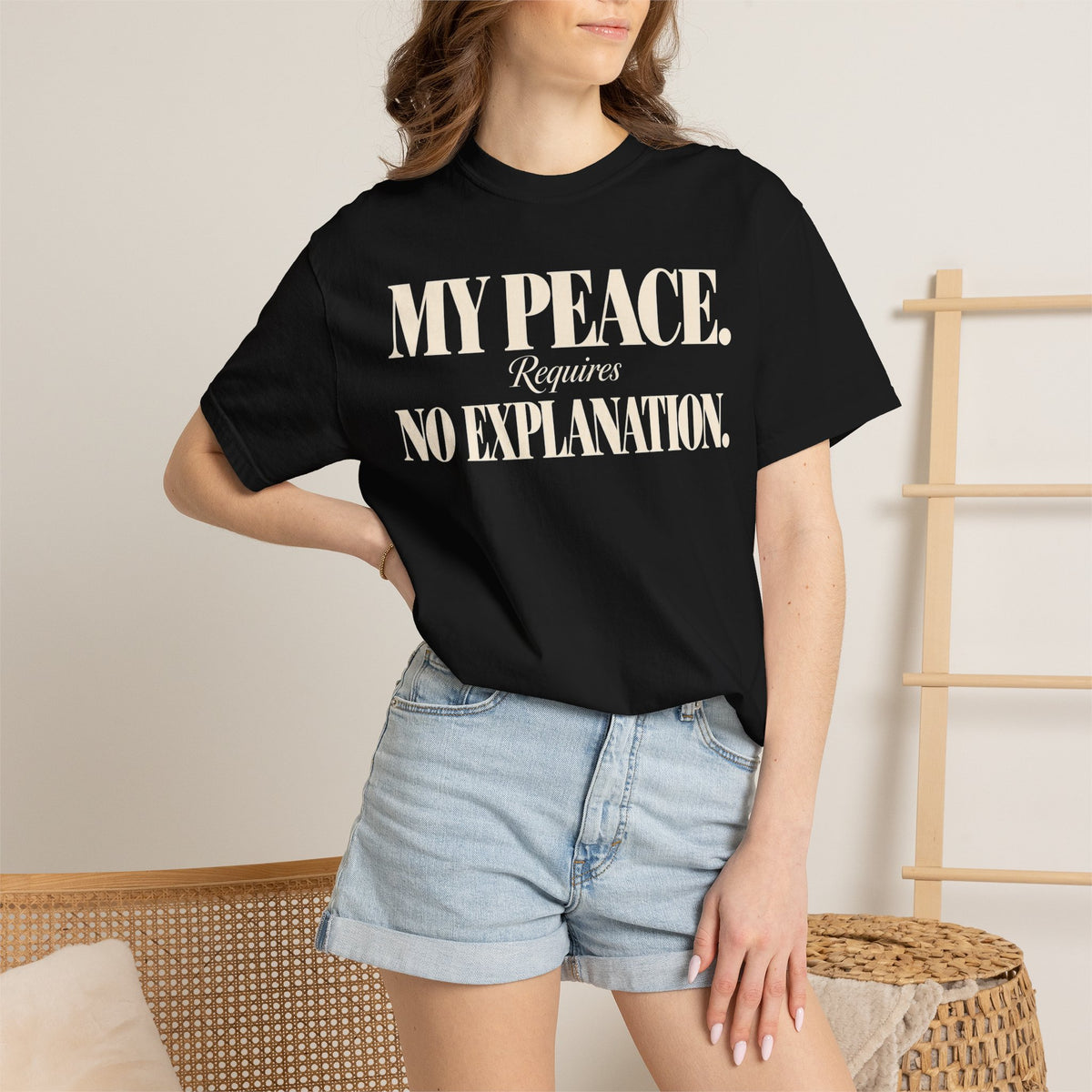 My peace requires no explanation T-shirt